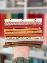 Load image into Gallery viewer, Harvest Fat Quarter Bundle Custom Curated by Sewcial Stitch