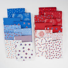 Load image into Gallery viewer, Holiday Essentials Americana Fat Quarter Bundle by Stacy Iest Hsu for Moda Fabrics