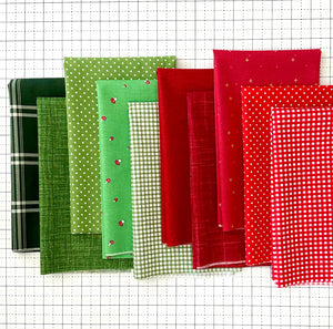 Christmas Hopscotch Quilt Kit-Throw Size