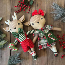 Load image into Gallery viewer, Holiday Cheer Reindeer Stuffies Project Panel by Stacy Iest Hsu for Moda Fabrics