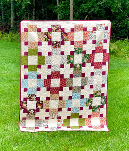 Slow Stroll Fall Finished Quilt 58.5" x 78"