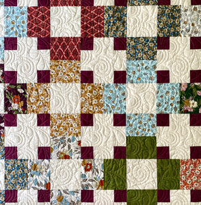 Slow Stroll Fall Finished Quilt 58.5" x 78"