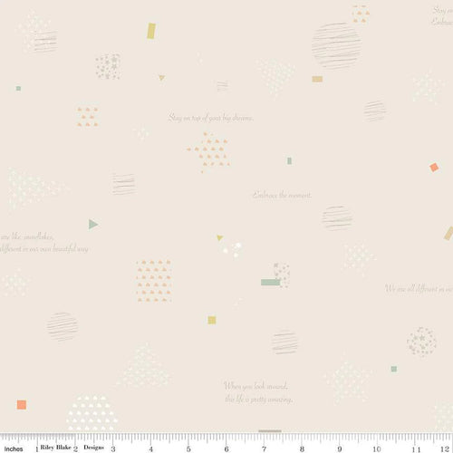 Hush Hush 3 Big Dreams Low Volume Fabric by Minki Kim for Riley Blake Designs