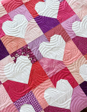 Load image into Gallery viewer, Patchwork Hearts 2 Quilt Kit