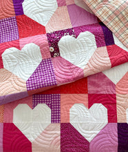 Load image into Gallery viewer, Patchwork Hearts 2 Quilt Kit