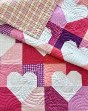 Load image into Gallery viewer, Patchwork Hearts 2 Quilt Kit