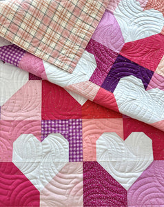 Patchwork Hearts 2 Quilt Kit