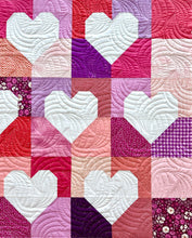 Load image into Gallery viewer, Patchwork Hearts 2 Quilt Kit