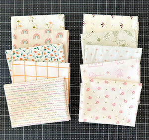 Low Volume Fat Quarter Bundle Custom Curated By Sewcial Stitch