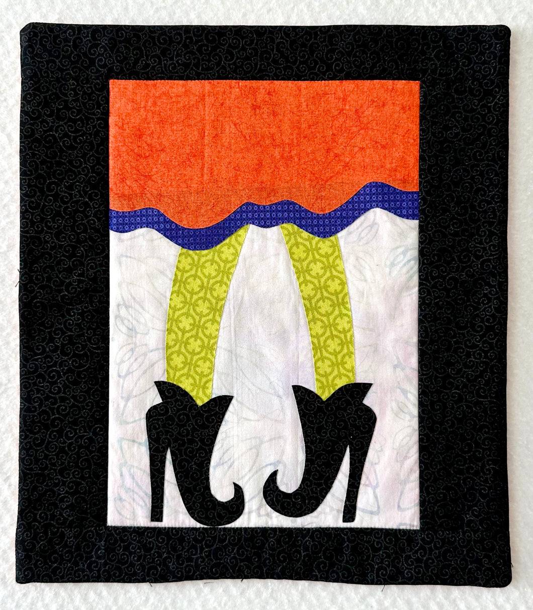 Witch Boots Mini Quilt 10.5