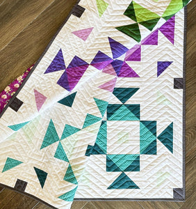 Swizzle Quilt Pattern by Mandi Persell of Sewcial Stitch 4 size options-PDF PATTERN