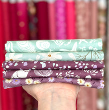 Load image into Gallery viewer, Seaglass Summer Purple and Mint Fat Quarter Bundle by Sweetfire Road for Moda Fabrics