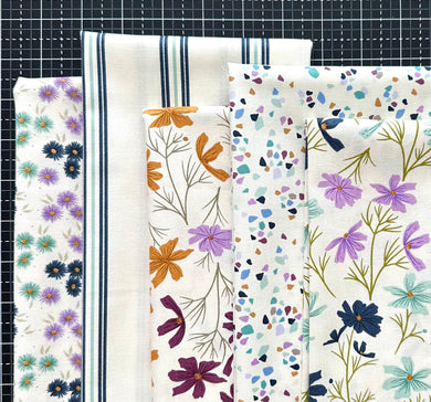 Seaglass Summer Low Volume Fat Quarter Bundle by Sweetfire Road for Moda Fabrics