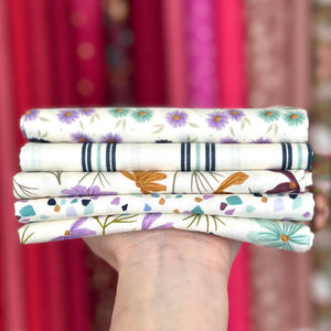 Seaglass Summer Low Volume Fat Quarter Bundle by Sweetfire Road for Moda Fabrics
