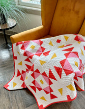 Load image into Gallery viewer, Swizzle Solid Large Throw Size Quilt by Sewcial Stitch 82&quot; x 82&quot;