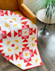 Swizzle Solid Quilt Kit by Sewcial Stitch 4 size options