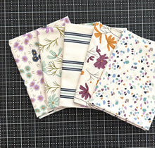 Load image into Gallery viewer, Seaglass Summer Low Volume Fat Quarter Destash Bundle-5 FQ&#39;s