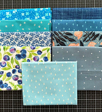 Load image into Gallery viewer, Blue Fat Quarter Destash Bundle-9 FQ&#39;s