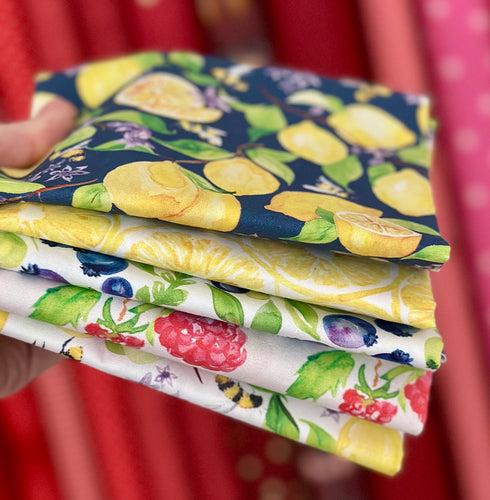 Sweet and Sour Fat Quarter Destash Bundle-5 FQ's