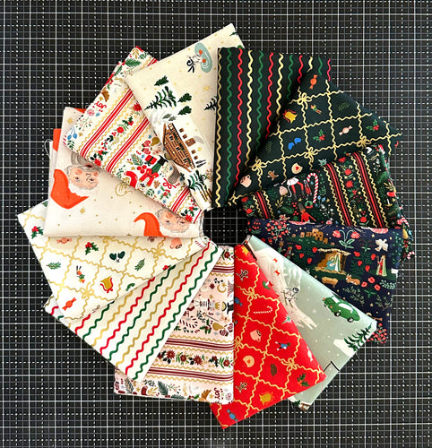 Holiday Classics IV Layer Cake by Rifle Paper Co for Cotton and Steel