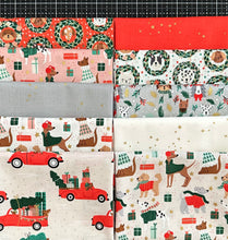 Load image into Gallery viewer, Merry Pawmas Fat Quarter Bundle by Cotton and Steel