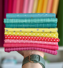 Load image into Gallery viewer, Team Santa Reindeer Modern Throw Quilt Kit