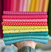 Load image into Gallery viewer, Team Santa Reindeer Modern Throw Quilt Kit