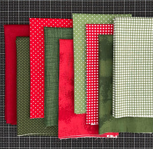 Team Santa Reindeer White Throw Quilt Kit