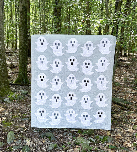 PREORDER for October Ghost Quilt Kit by Sewcial Stitch, Throw Size