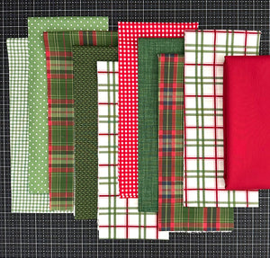 Team Santa Reindeer Red Throw Quilt Kit