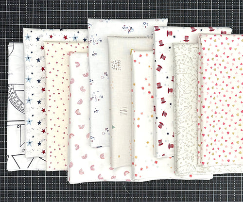 Low Volume Fat Quarter Bundle Custom Curated By Sewcial Stitch