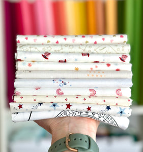 Low Volume Fat Quarter Bundle Custom Curated By Sewcial Stitch