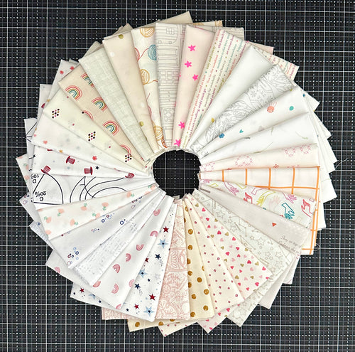 Low Volume Fat Quarter Bundle Custom Curated By Sewcial Stitch