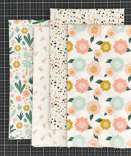 Low Volume Hibiscus Fat Quarter Bundle by Simple Simon and Co for Riley Blake Designs