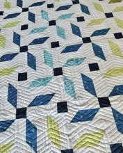 Load image into Gallery viewer, High Flight Propeller Throw Quilt Kit by Mandi Persell of Sewcial Stitch