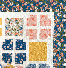 Load image into Gallery viewer, Window Pane Throw Quilt Kit - Pattern by Lindsey Weight of Primrose Cottage Quilts