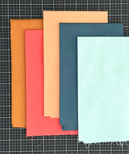 Load image into Gallery viewer, Folk Blooms Throw Quilt Kit - 2 Options: Solid or Print Fabric