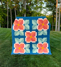 Load image into Gallery viewer, Sunny Blooms Throw Quilt Kit - Pattern by In The Light Quilts
