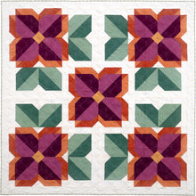Load image into Gallery viewer, Sunny Blooms Throw Quilt Kit - Pattern by In The Light Quilts