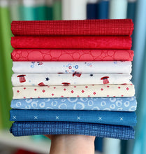 Load image into Gallery viewer, America Patriotic Half Yard Bundle Custom Curated by Sewcial Stitch