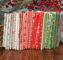Load image into Gallery viewer, Poinsettia and Pear 5" Charm Pack by Sherri and Chelsi for Moda Fabrics