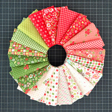Load image into Gallery viewer, Heirloom Sky Poinsettia and Pear Quilt Kit Pattern By Modern Charm Stitchery 3 Size Options