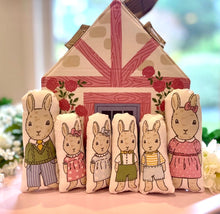 Load image into Gallery viewer, My Secret Garden Bunny Cottage Project Panel by Stacy Iest Hsu for Moda Fabrics
