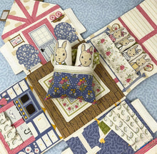 Load image into Gallery viewer, My Secret Garden Bunny Cottage Project Panel by Stacy Iest Hsu for Moda Fabrics