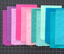 Load image into Gallery viewer, Unicorn Confetti Cotton Solid Half Yard Bundle Custom Curated by Sewcial Stitch