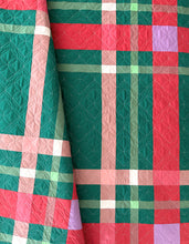 Load image into Gallery viewer, Upscale Plaid Throw Quilt Kit - Pattern by Lo and Behold Stitchery