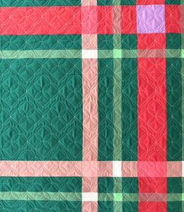 Upscale Plaid Throw Quilt Kit - Pattern by Lo and Behold Stitchery