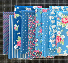Load image into Gallery viewer, Blue Stitch Fat Quarter Bundle by Camille Roskelley for Moda Fabrics