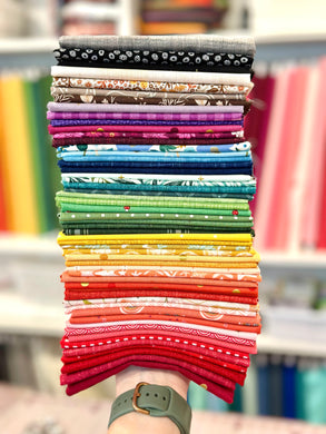 MEGA Bundle Custom Curated Rainbow Prints-Fat Eighths, Fat Quarter and Half Yard