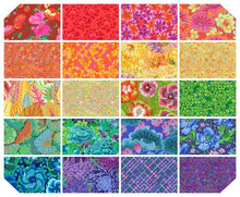 Load image into Gallery viewer, Kaffe Fasset Collective Spectrum Rainbow Charm Pack 5" x 5" Squares Free Spirit Fabrics